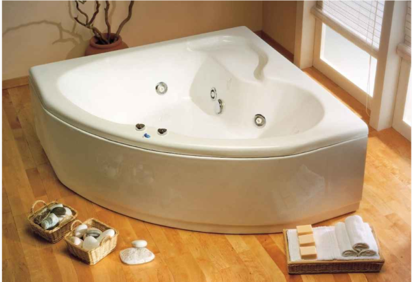 VASCA SOLARIA CON IDROMASSAGGIO  140X140 - JETFUN - immagine 2