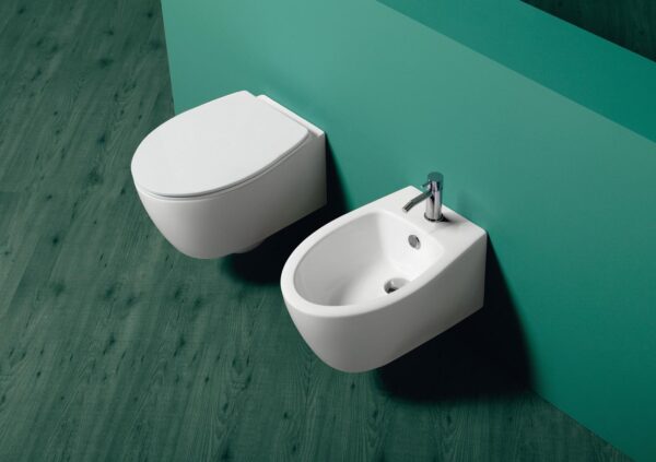 Serie LFT-SPAZIO sospesi  - Simas  Con Vaso RIMLESS