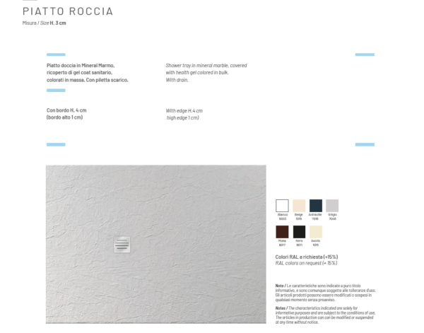 Piatto Doccia ROCCIA - immagine 3