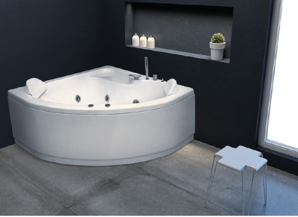VASCA SOLARIA CON IDROMASSAGGIO  140X140 - JETFUN