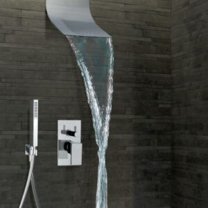 Soffione Kit Control 500 EMOTIONS completo di cascata, incasso e doccetta