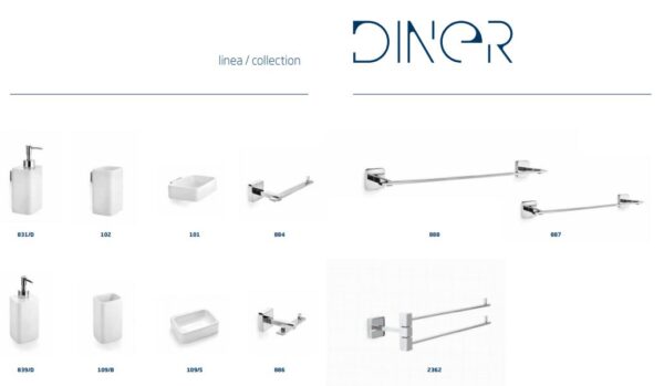 Serie Accessori DINER marchio FLAB