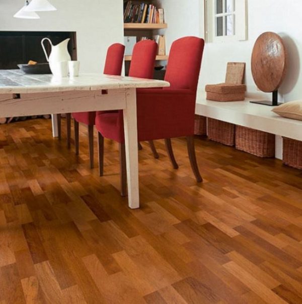 Parquet Doussiè Africa 2 Strati Spazzolato