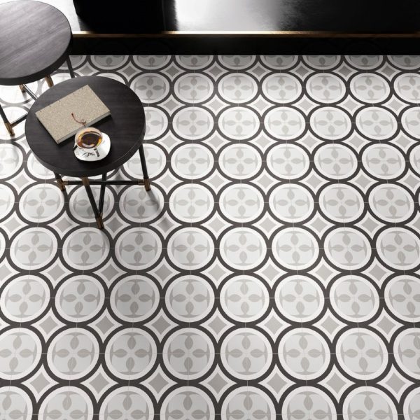 Patchwork B&W 01 20x20