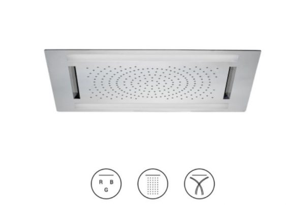Soffione doccia ad incasso 40x60 - IB RUBINETTERIE - immagine 3