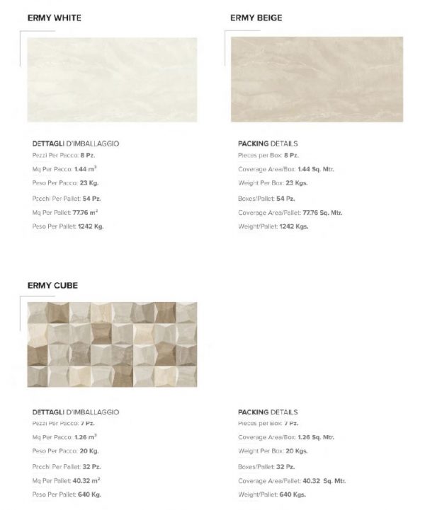 Ermy White Cube 30x60 - immagine 2