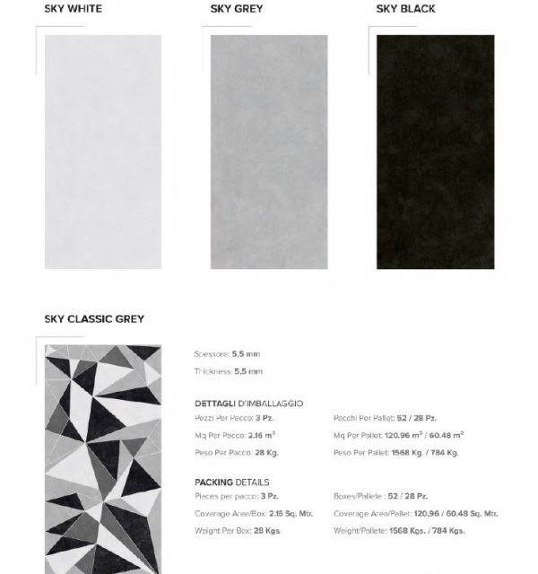 Sky Magic Grey 60x120 sp. 5.5 - immagine 2