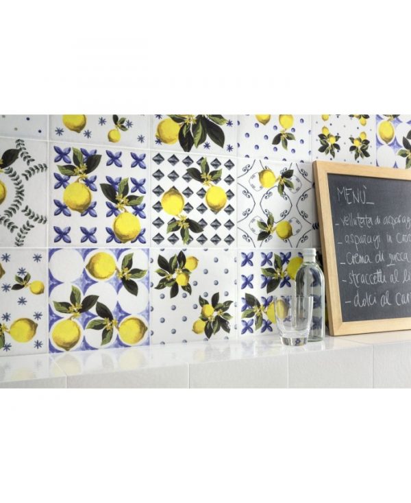Giardino Bianco Mix Lucido 20x20 - immagine 3