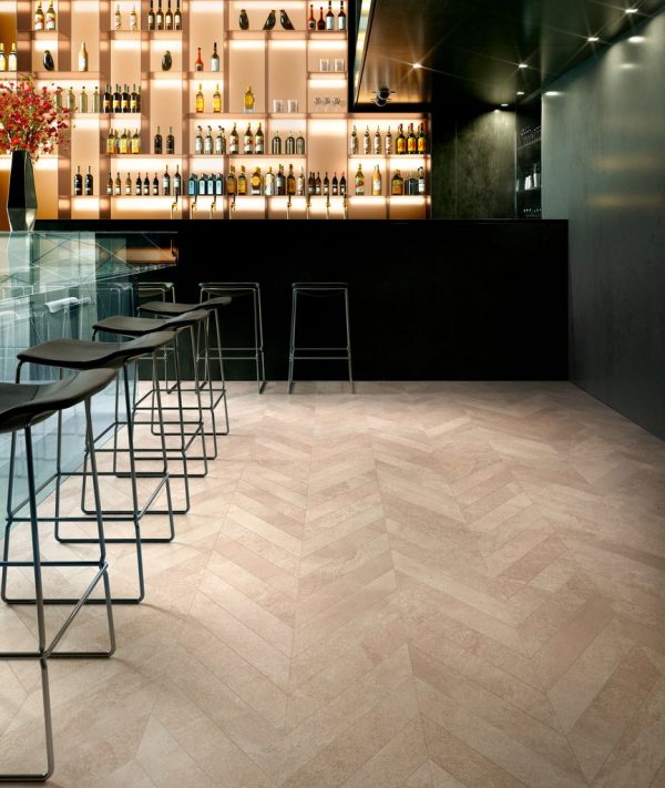 Chevron Stone Sand 9,4x49 Nat