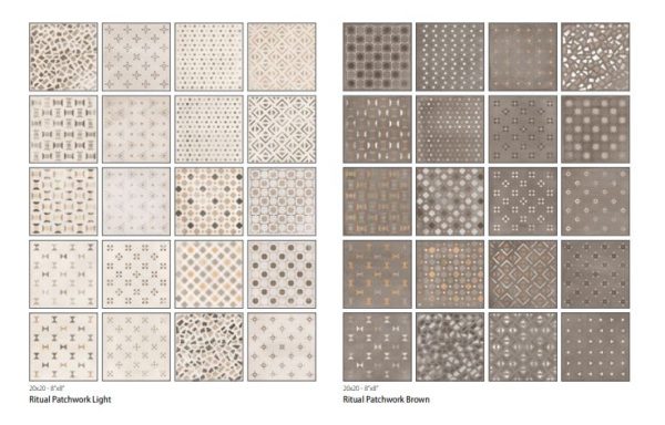 Ritual Patchwork Brown 20x20 - immagine 9