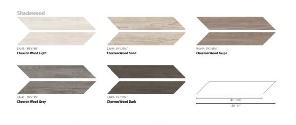 Chevron Wood Taupe 9,4x49 - immagine 5