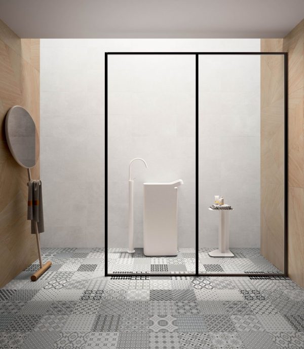 Set Concrete White 90x90