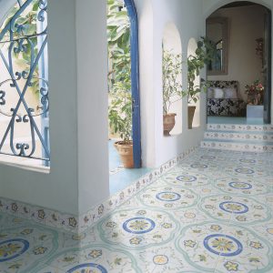 Gres porcellanato Antiche Riggiole Napoletane 34x34 Ceramica Savoia