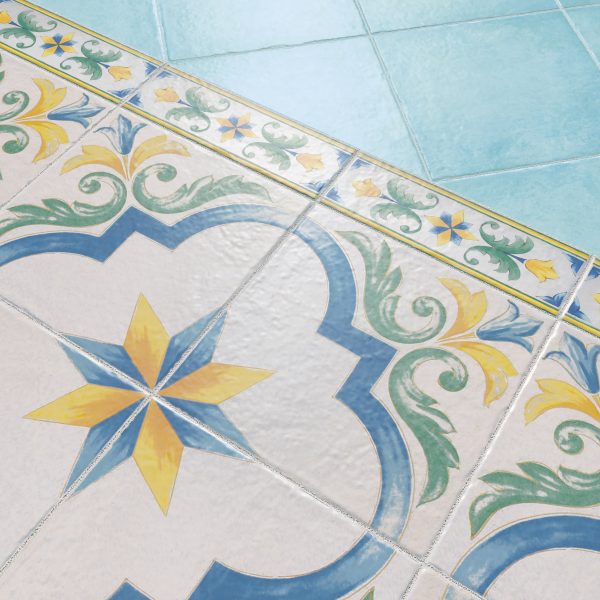 Gres porcellanato Antiche Riggiole Napoletane Posillipo 22X22Ceramica Savoia - immagine 2