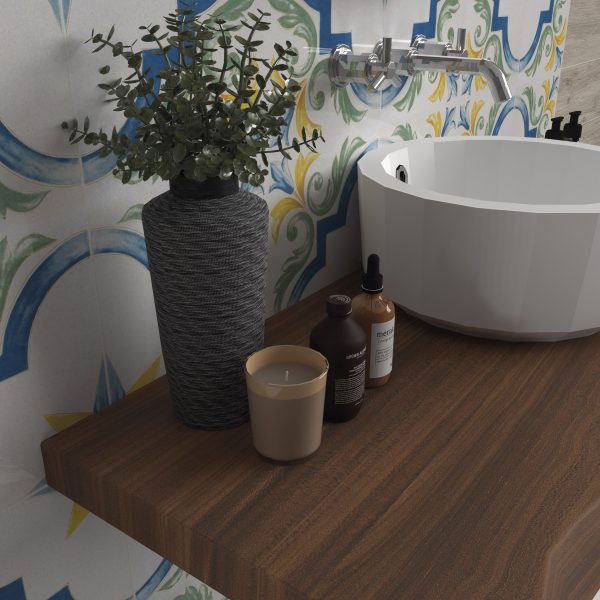Gres porcellanato Antiche Riggiole Napoletane 34x34 Ceramica Savoia - immagine 4