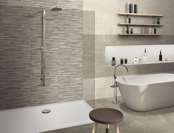Gres porcellanato Mood Cementina 25x60 Ceramica Savoia - immagine 2