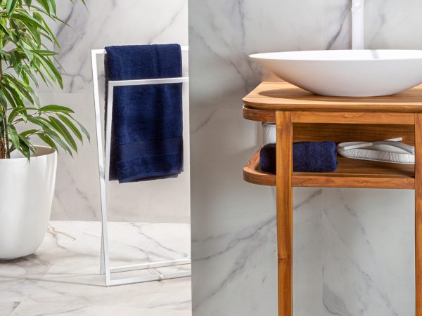 Accessori da bagno SATU PIANTANA P.ASCIUGAMANI SLIM - immagine 2