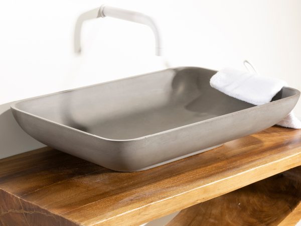 Lavabo in cemento BetonVasca Basin 56.5x37 - immagine 3