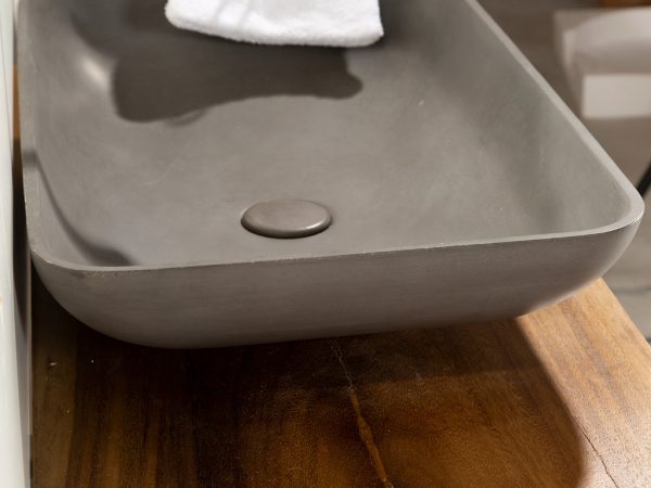 Lavabo in cemento BetonVasca Basin 56.5x37 - immagine 4