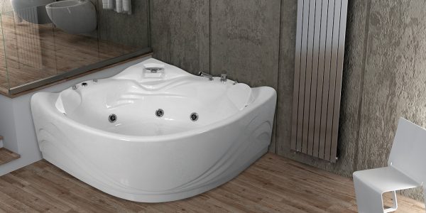 VASCA ARIEL 140X140/ 150X150 CON IDROMASSAGGIO - JETFUN