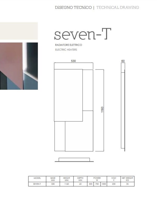 Termoarredi Elettrici Seven- T - immagine 5