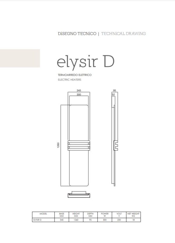 Termoarredi elettrici Elysir D - immagine 5