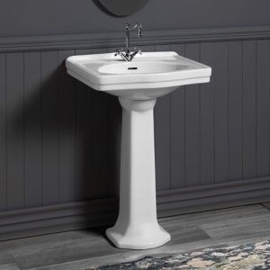 Lavabo Londra (LO924) cm 68 + Colonna (LO 905) Simas
