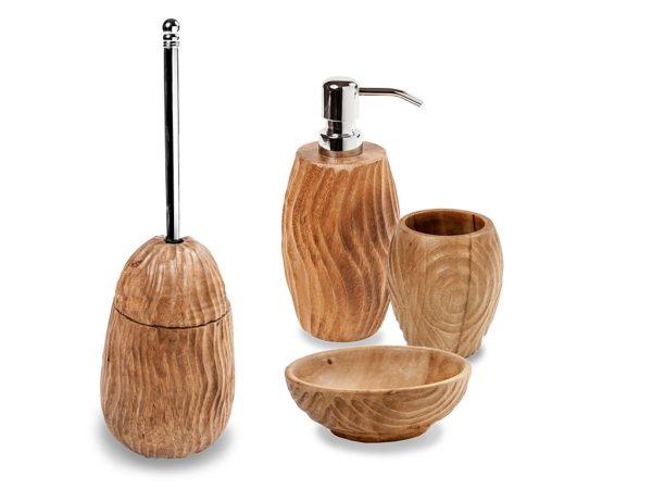 Accessori da bagno in legno Suar porta scopino