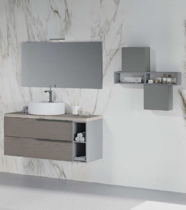 Harmony Urban mobile completo lavabo in ceramica120 CM