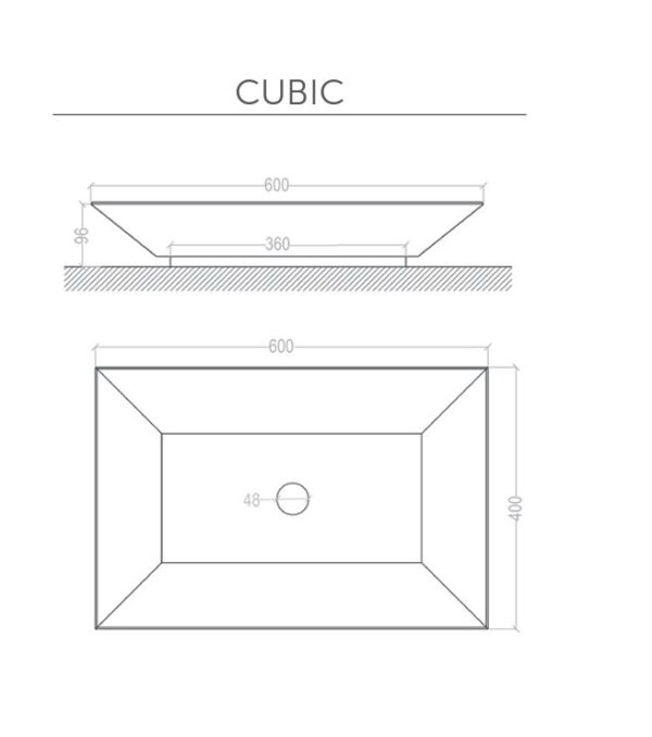 Lavabo Cubic Graziano - immagine 3