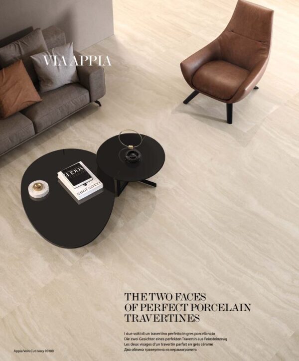 Appia 30x60 Vein Cut Ivory - immagine 2