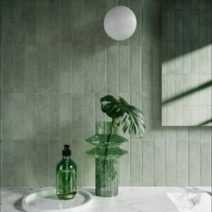 Piastrella 5x20 Tetris Muschio Mat Ceramica Sant'Agostino