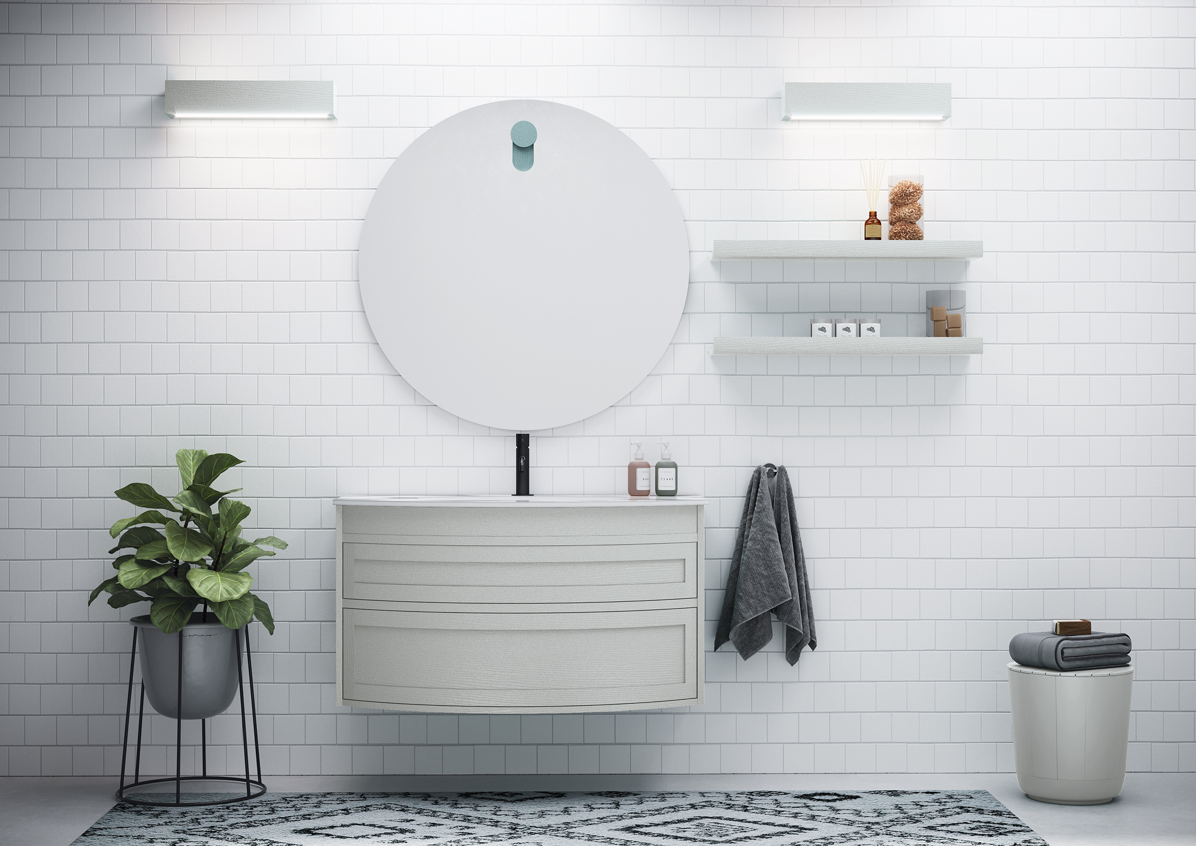 BASE GLORIA 106 GRIGIO NUVOLA EBAN